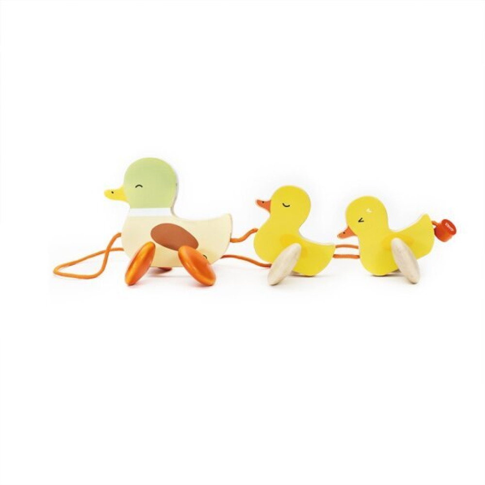 Classic World Pull Along Padding Duck - 3