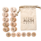 Math Manipulatives (Number discs) - 3 miniature
