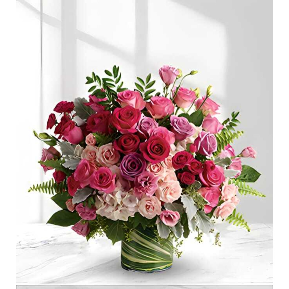 Splendid in Vase - Affordable Floral Gift for Any Occasion - 1