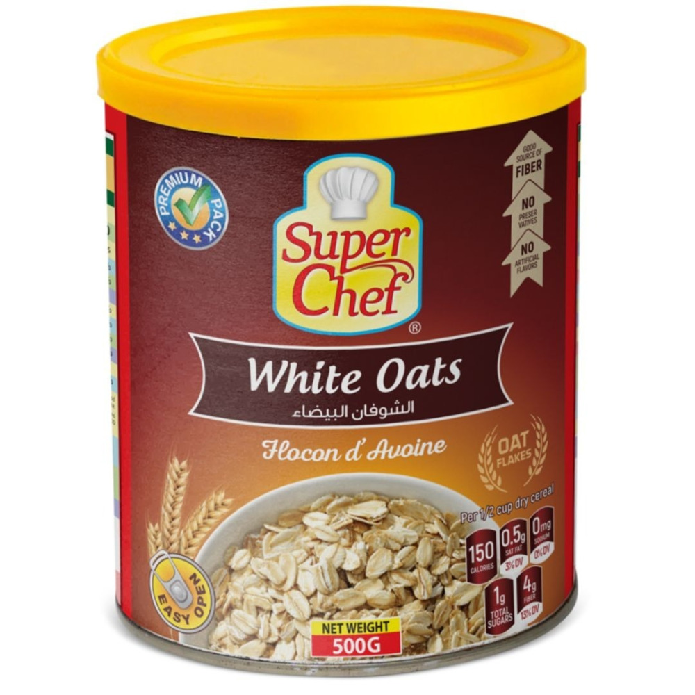سوبر شيف، شوفان أبيض، 500 جرام - 1
