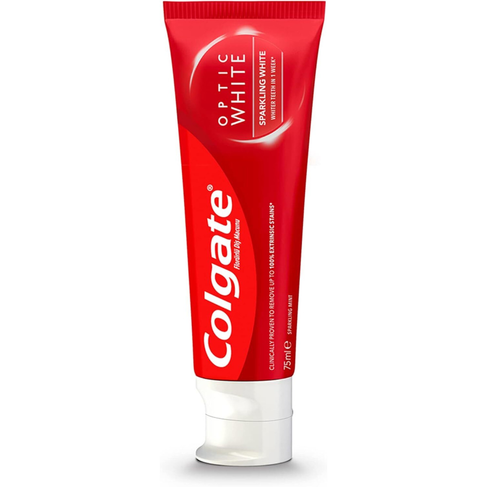 Toothpaste, Colgate, Optic white, Spakling white, 75 ml - 2