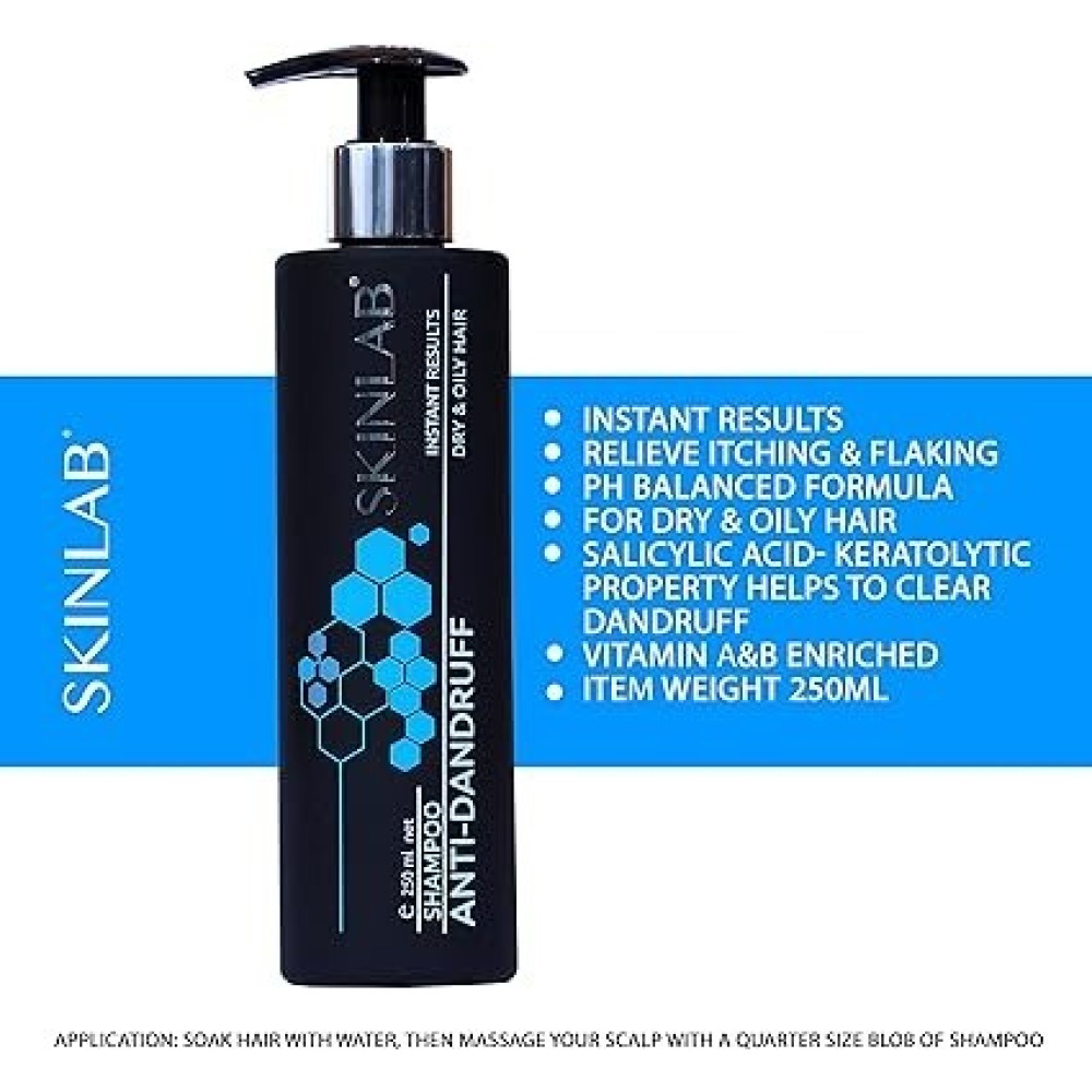 عرض كومبو من سكينلاب شامبو مضاد للقشرة 250 مل + بلسم مضاد للقشرة 250 مل… - 4