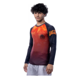 UAEJJ Jiu Jitsu Long Sleeve Rash Guard for Adults - L - 1 miniature