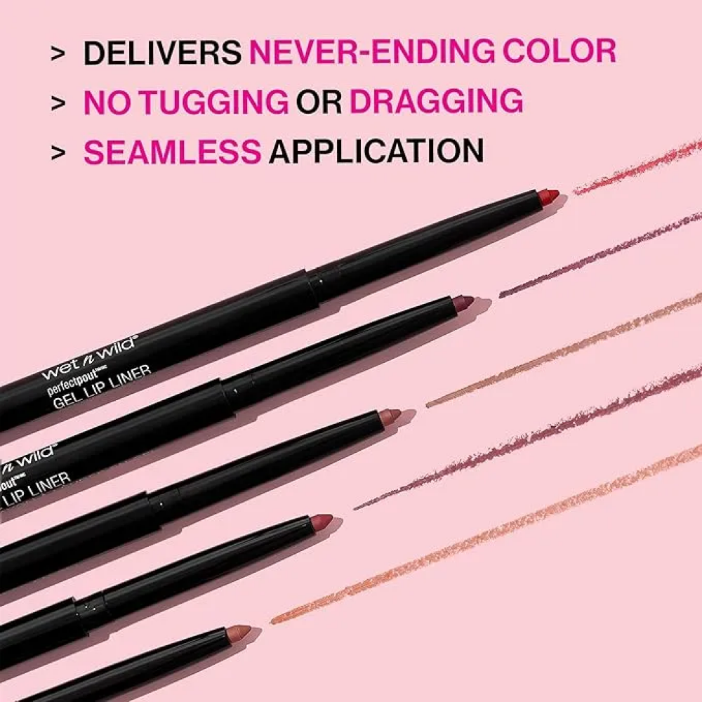 Wet n Wild Perfect Pout Gel Lip Liner – Gone Burgundy (0.2 g / 0.007 oz) - 3