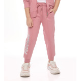 Girl's 2-Piece Set, Long Sleeves Fullzipper Hoodie & Jogger (7-8 yrs), Pink - 5 miniature