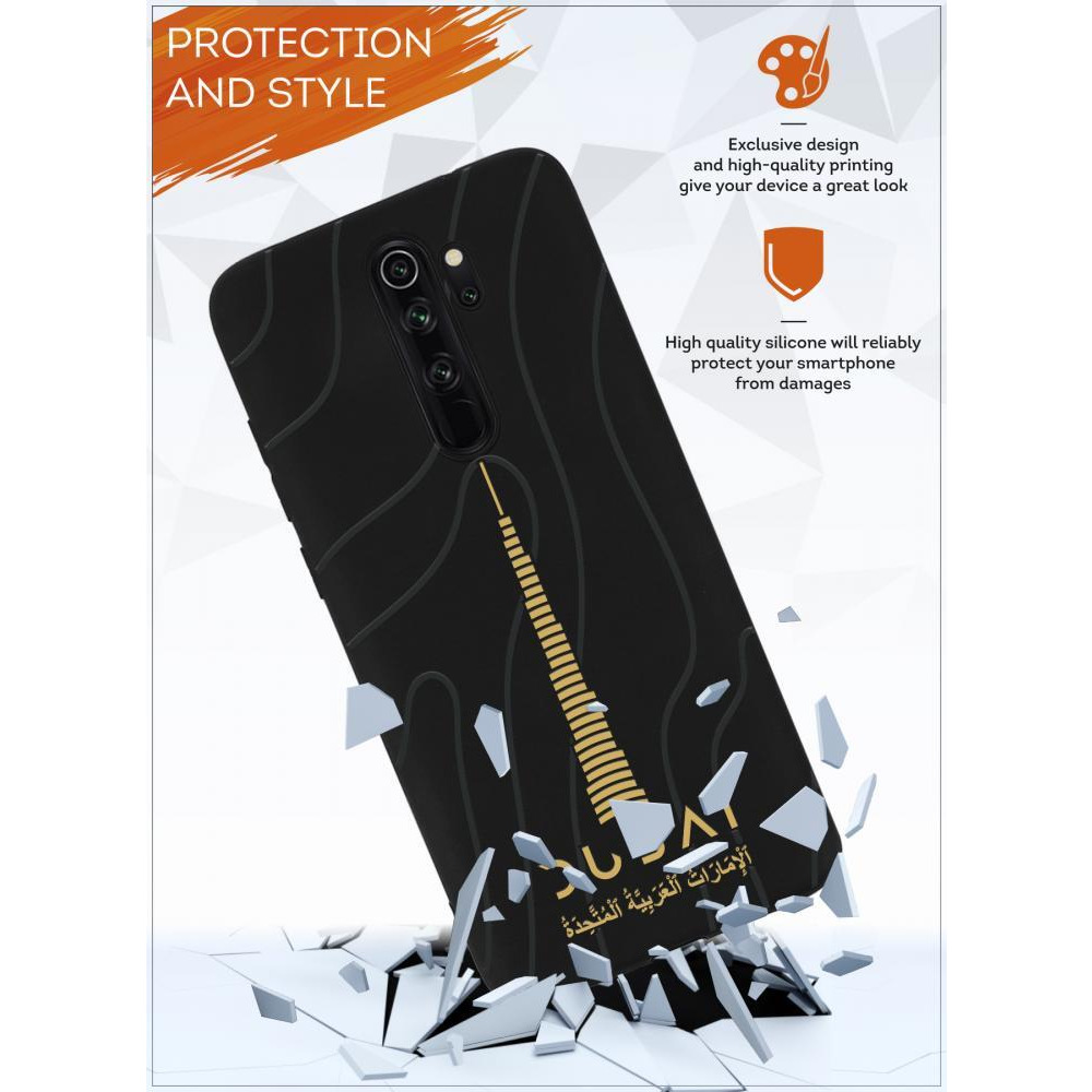 غطاء حماية لهاتف xiaomi Redmi Note 8 PRO برج خليفة - 3