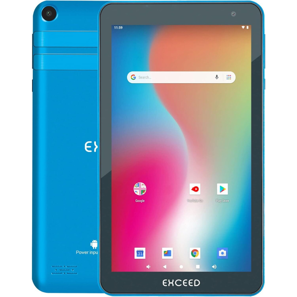 EXCEED 6.95 Inch Android Tablet, Quad Core Processing Tablet - 1