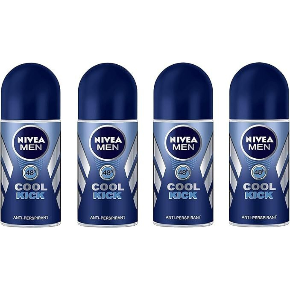 NIVEA, Men antiperspirant, Cool kick, 48h, 4*50 ml - 1