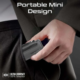Promate Ultra-Compact Fast Charging Power Bank with Dual foldable USB-C™ & Lightning Connectors - 3 miniature