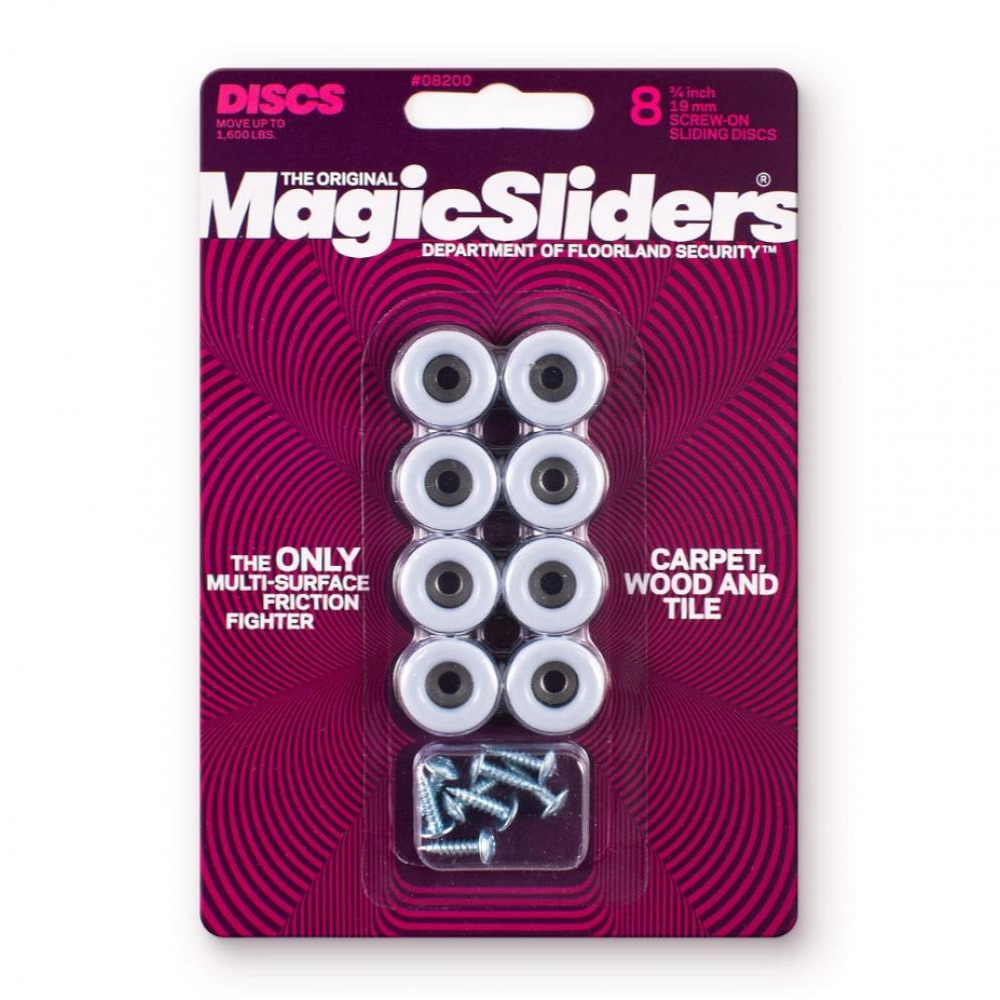 Magic Sliders, 8 Шт. В упаковке, 34-Дюймовые Круглые Слайд-Диски - 1