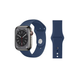 Perfii Solid Silicone Replacement Band for Apple Watch 49, 45, 44, 42 mm Series Ultra 8/7/6/5/4 SE - 1 miniature
