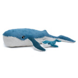 Gravillou the Whale Mom & Baby Plush Set - Blue - 1 miniature