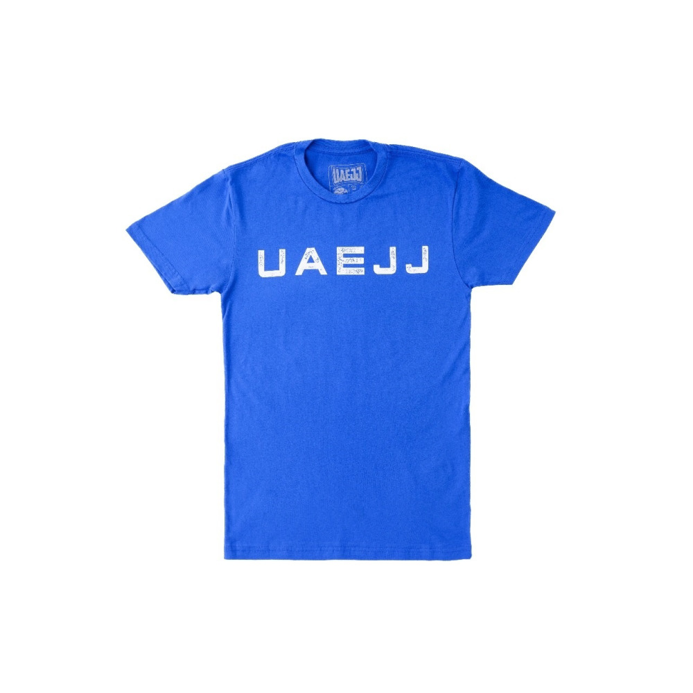 T-Shirt UAEJJ Jiu Jitsu Eat and Sleep for Men and Women, Blue, size XL - 1