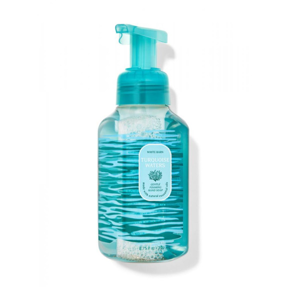 Bath and Body Works, Foaming hand soap, Turquoise waters, Gentle, 8.75 fl. oz (259 ml)