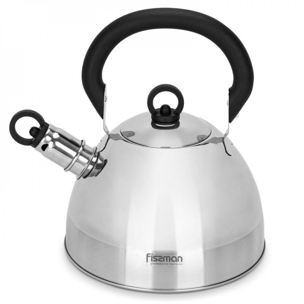 Fissman Whistling Tea Kettle Stainless Steel Silver 1.8L - 1