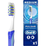 Oral-B Pulsar Pro-Ручная зубная щетка Expert с вибрирующими щетинками на батарейках, Оранжевая - 3 miniature