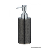 Wenko Soap Dispenser Mod. Nuria Silver/Anthracite - 2 miniature