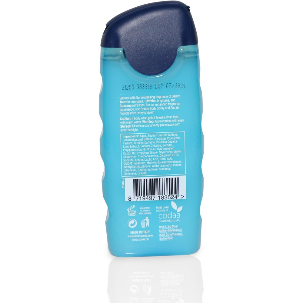 Body and Face Wash Denim Vitality, 400Ml - 3
