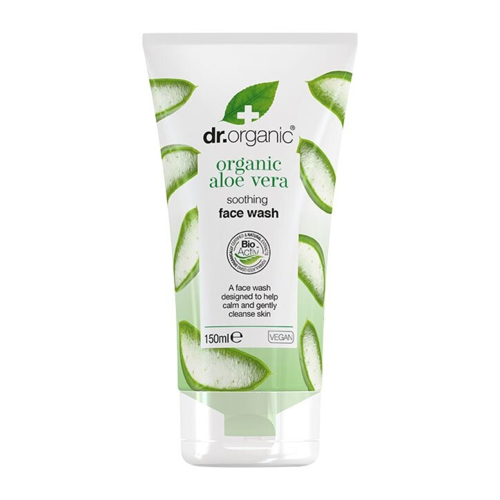 Creamy Face Wash Dr.Organic Aloe Vera 150ml - 1