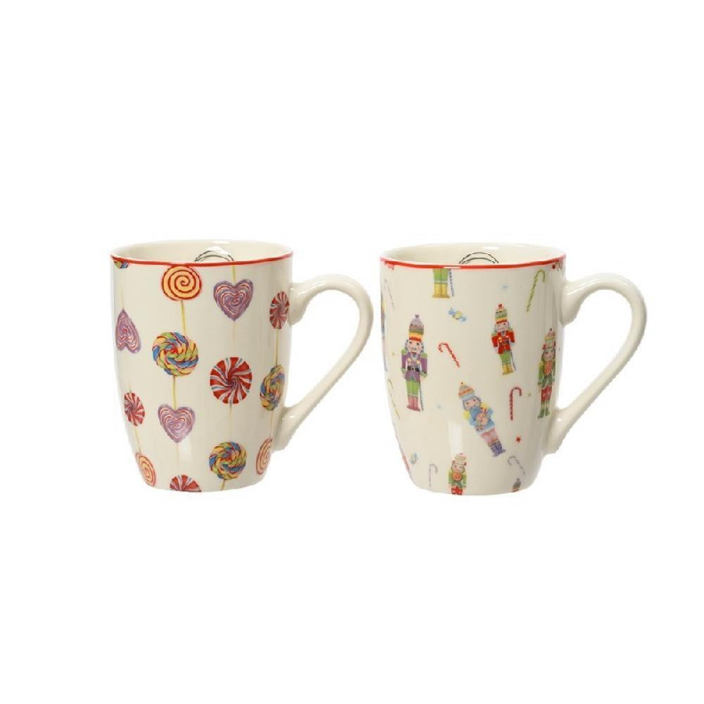 Kaemingk Decoris Кружка Фарфоровая с Наклейками На Уши В Ассортименте, 1 шт. - 1