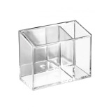 Косметичка inter Design Affixx Clarity, Прозрачная Полированная - 1 miniature