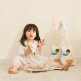 Classic World Iris Ukulele Make Music Fun toy ukulele with pink color - 5 miniature