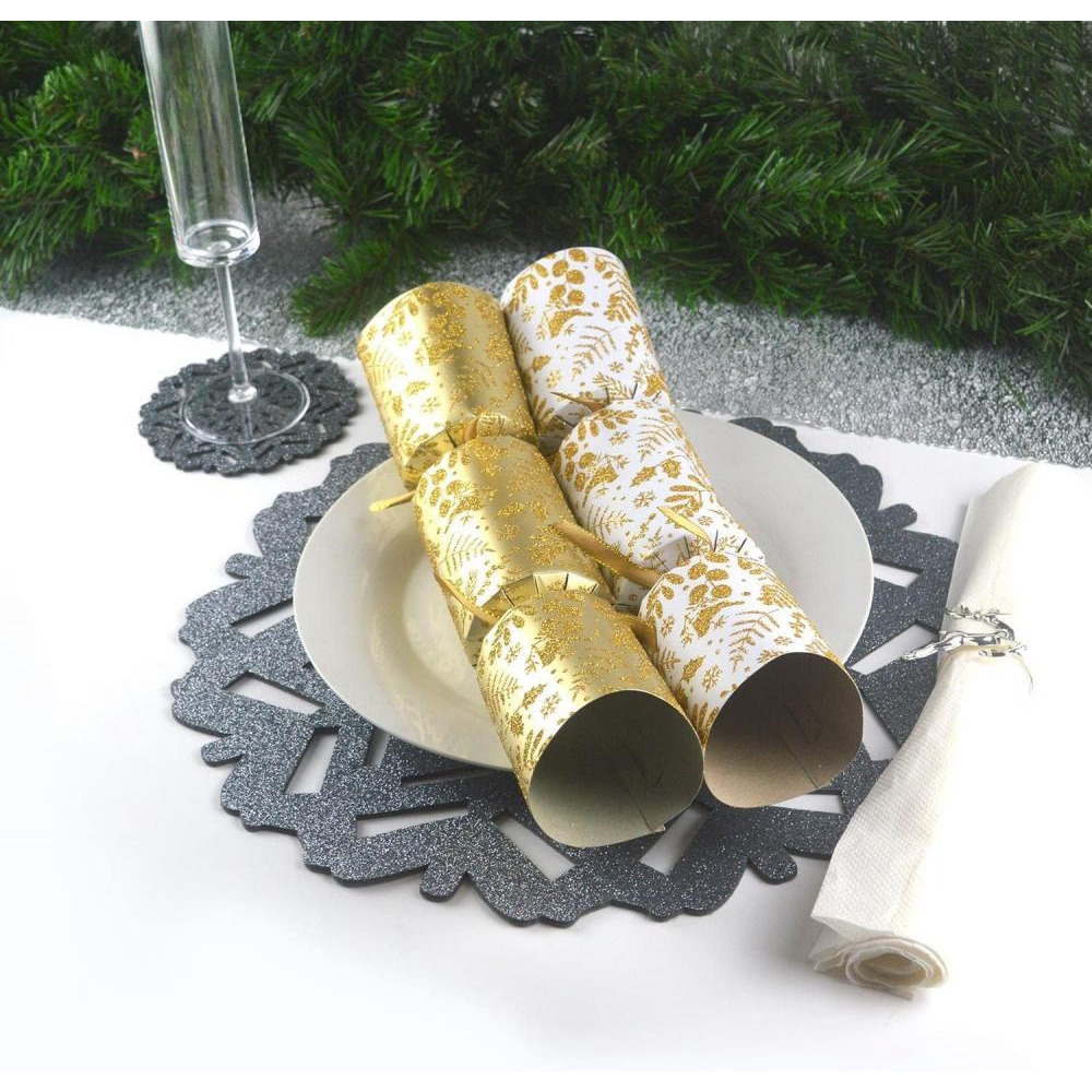 КРЕКЕРЫ RSW 6 Deluxe С БЛЕСТЯЩИМИ листьями, 13,5 дюймов - 5