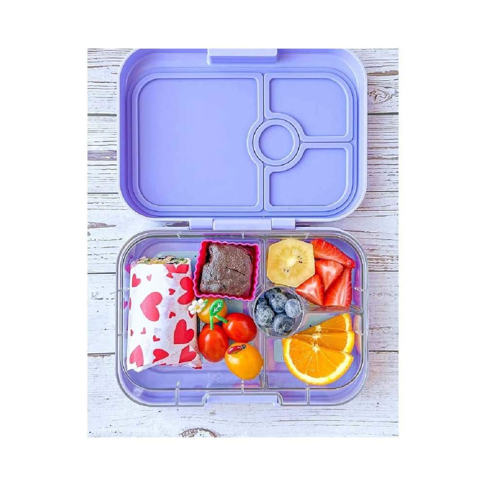 Yumbox Panino 4-Compartment Leakproof Bento Box Purple - 4
