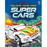 Usborne Color Your Own Super Cars - 1 miniature