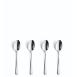 Austin - 4 Mocca spoons on hanging cards - 1 miniature