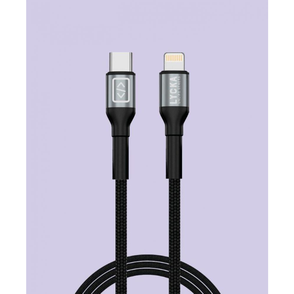 LYCKA Pcord: 20W Type C to C PD cable 2M - 1