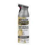 Rust-Oleum Universal All Surface Spray Paint, 11 Oz., Aged Metallic Weathered Steel - 1 miniature