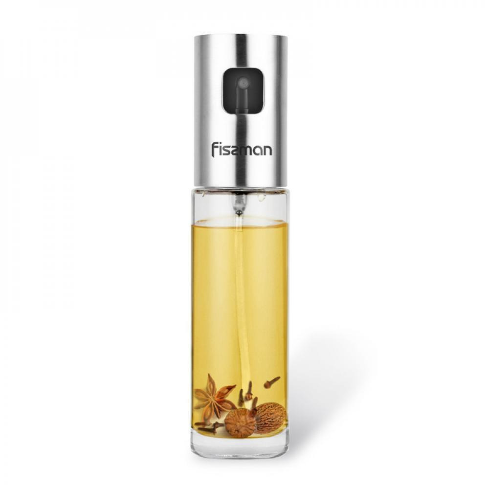 Fissman Oil Or Vinegar Dispenser Bottle 100mlWith Spray (Glass) - 1