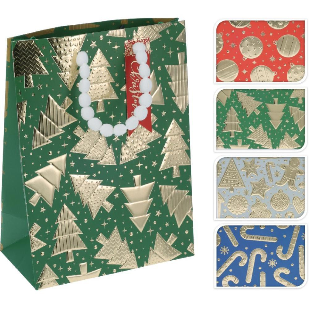 Koopman Gift Bag Large Hotstamp Assorted 1 Piece - 1