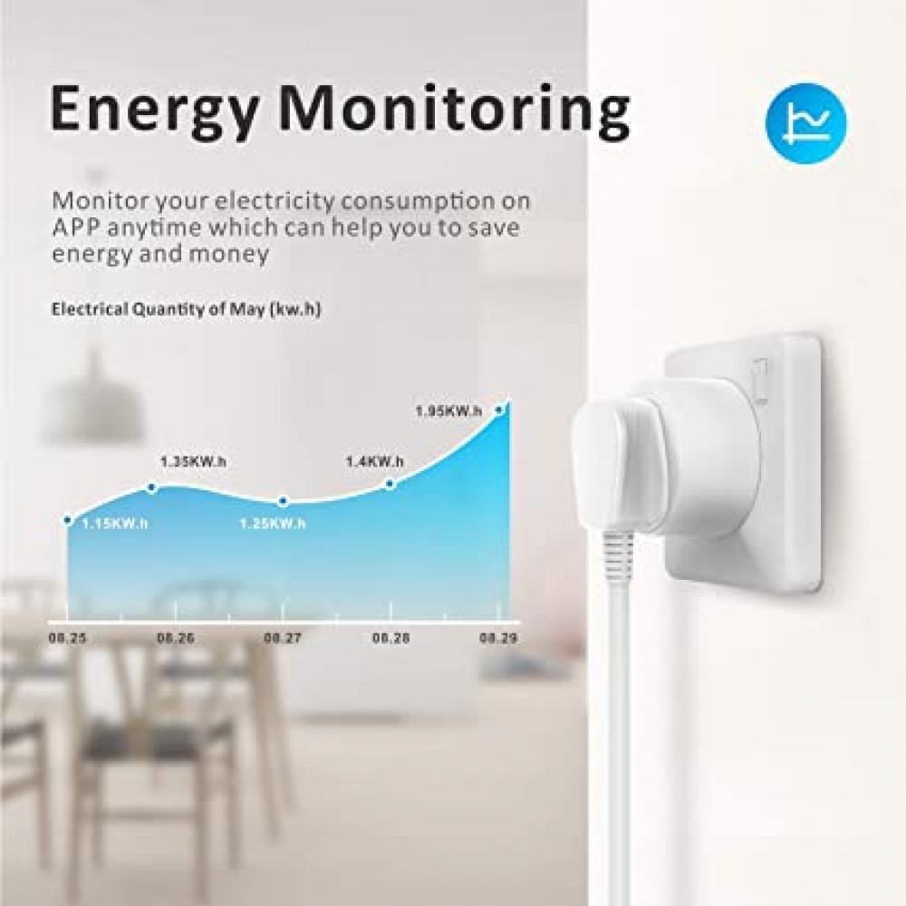 Baytion / Smart plug, WiFi, 16A, Energy monitoring, Remote - 5