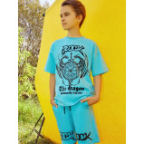 T-shirt for boys Alessandro Borelli (Turquoise), size 8, 128 - 1 miniature