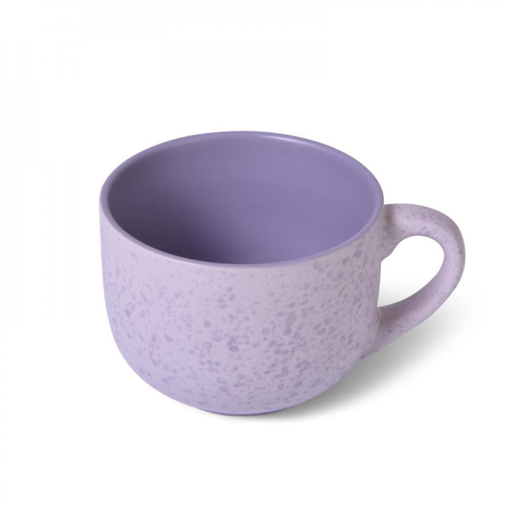Fissman Ceramic Coffee And Tea Cup Purple 450ml - 1