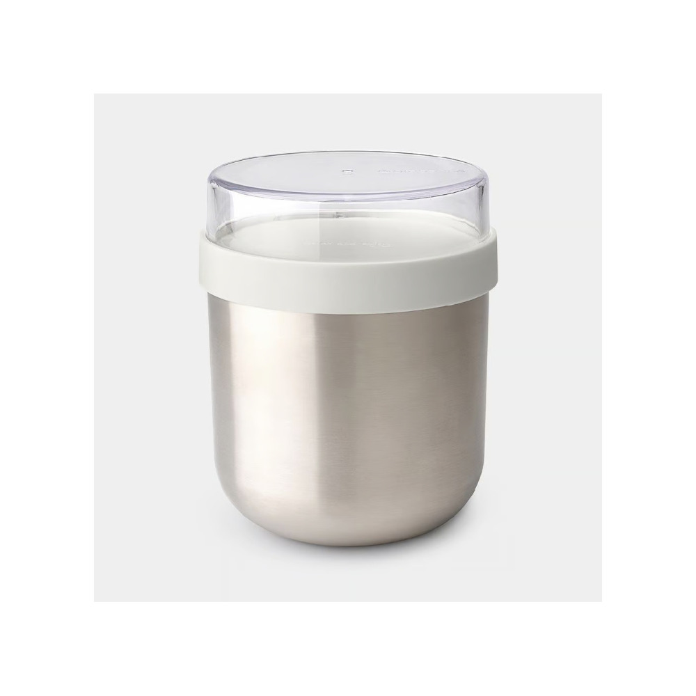 Кастрюля Brabantia MAKE \& Take Изолированная для ОБЕДА 0,5 Л Светло-серый - 1