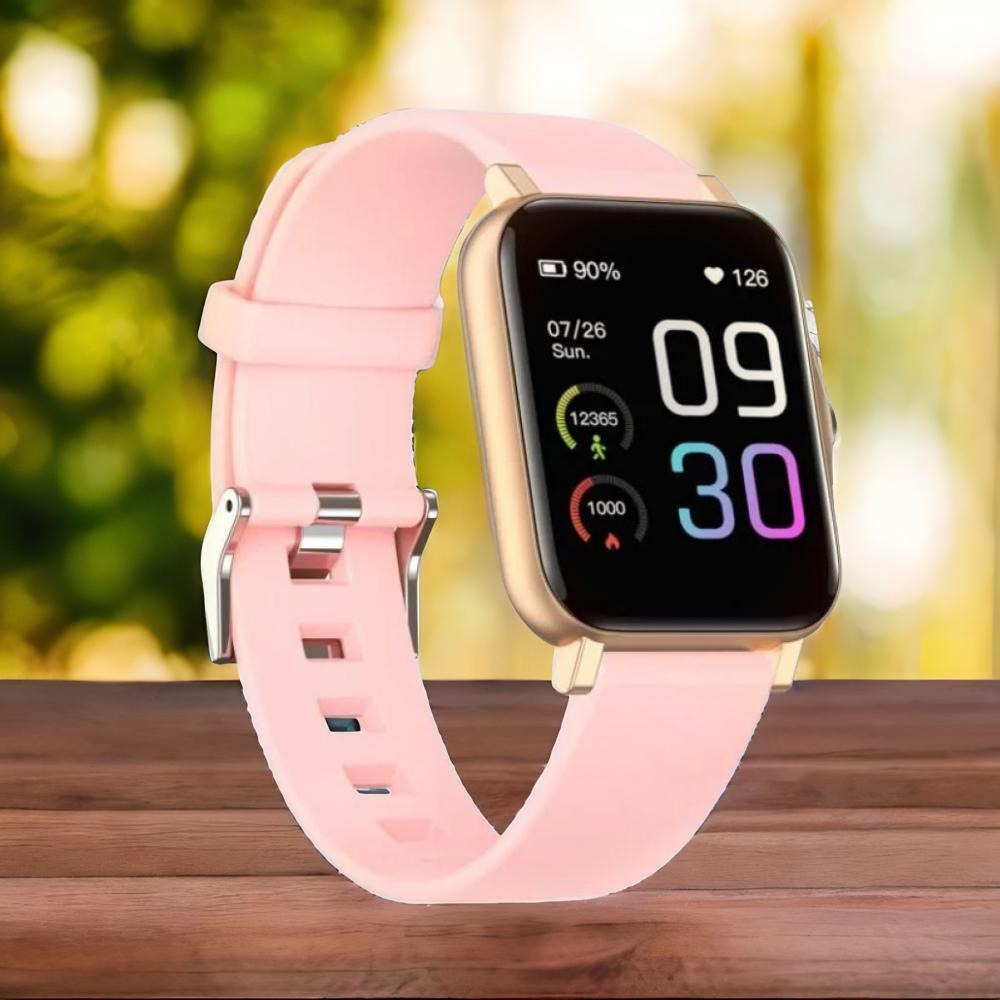 Smart Watch for Men Women 1.69-inch Mega Screen 100 Sports Modes,100+ Watch Faces Heart Rate, Blood Oxygen and Blood Pressure Life Waterproof Level (P - 1