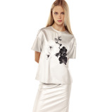 Skirt for girls Alessandro Borelli (Silver), size 11, 146 - 3 miniature