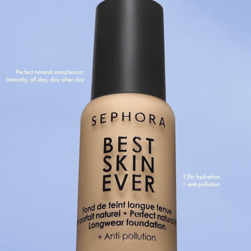 SEPHORA COLLECTION Best Skin Ever Liquid Foundation 44 Y - for medium-dark skin with yellow undertones 25ml - 3