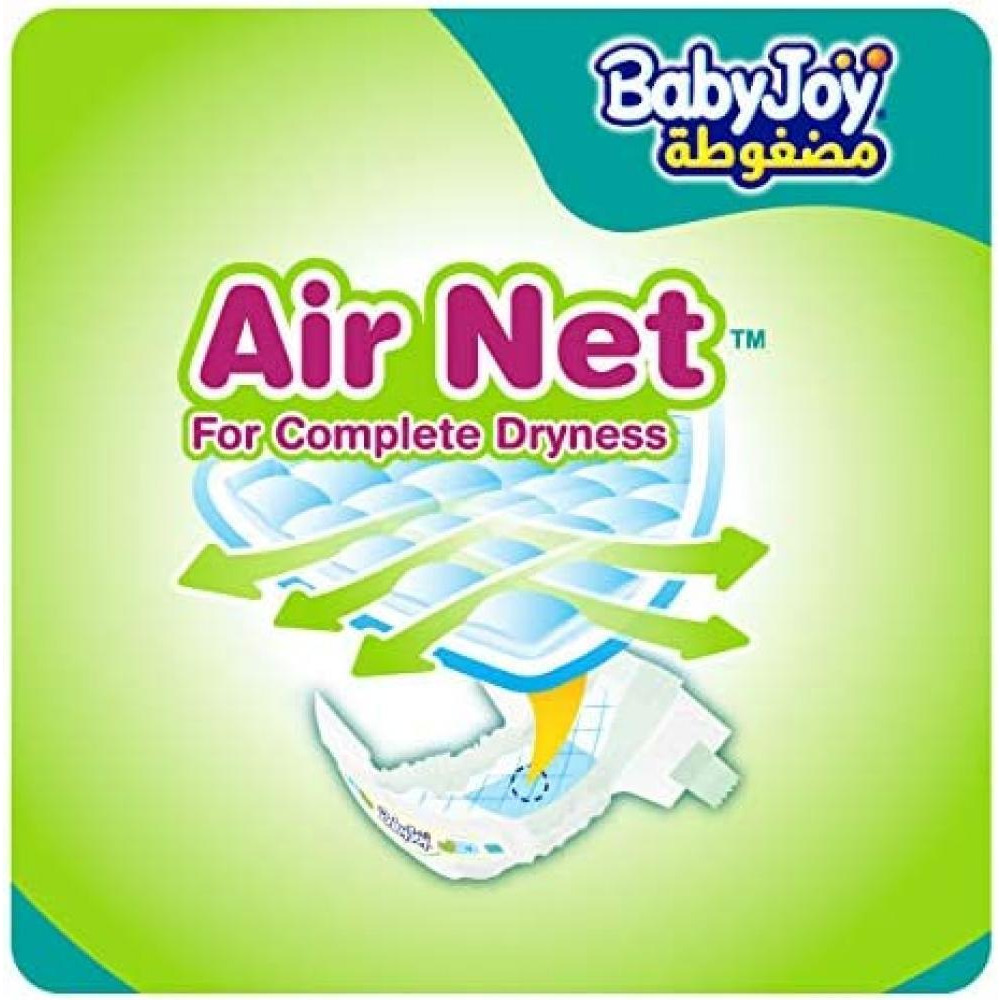 BabyJoy / Diapers, Compressed diamond pad Mega Pack, size 3, x68 - 3