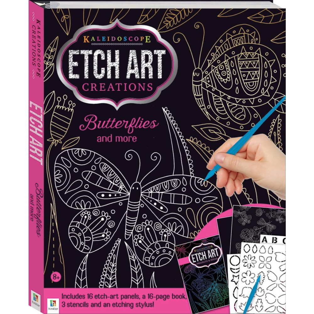 Hinkler Калейдоскоп Гравировка Художественные Творения Бабочки И Многое другое - 1