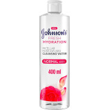 Johnson's Micellar Water, Fresh Hydration, Rose-Infused Cleansing Water, 400ml - 1 miniature