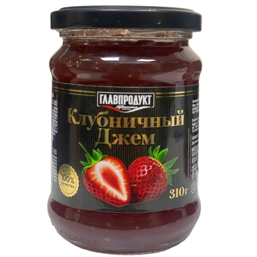 Варенье клубничное Главпродукт 310Г - 1