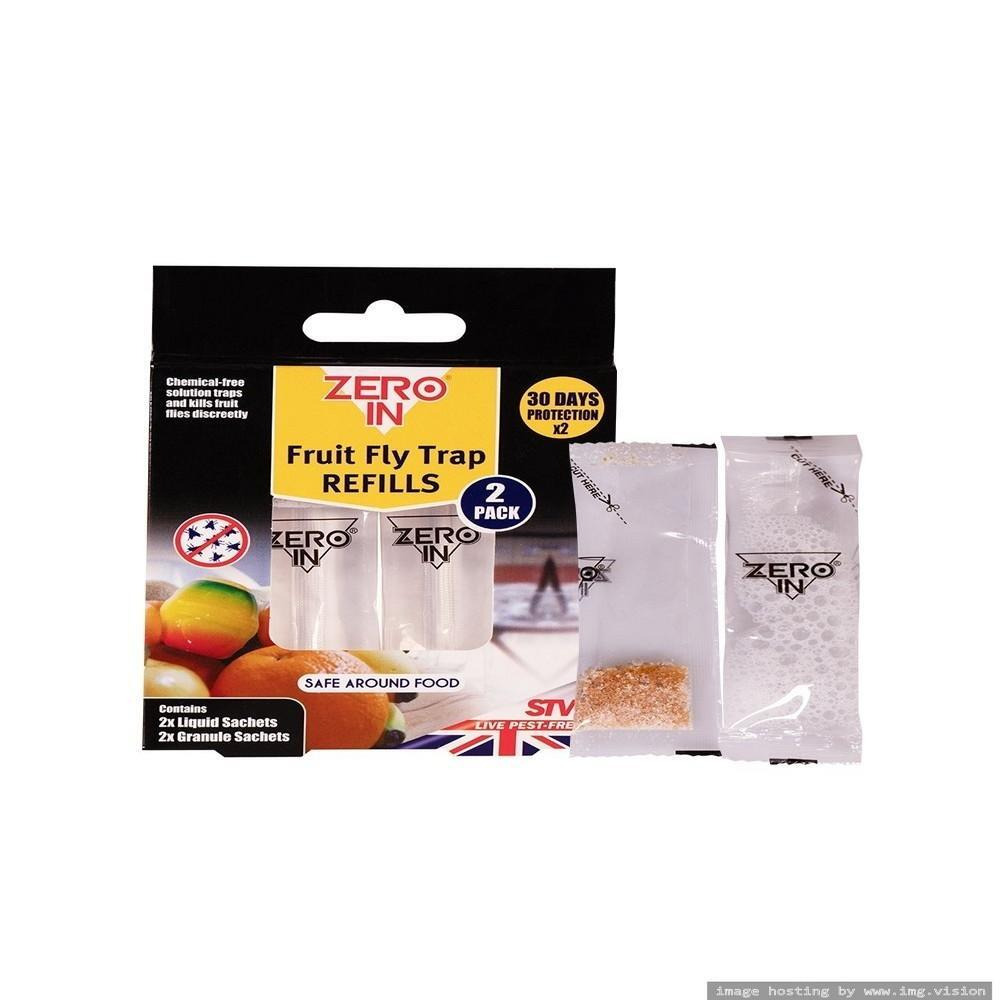 إعادة تعبئة فخ الذباب زيرو إن فروت - Twinpack - 1