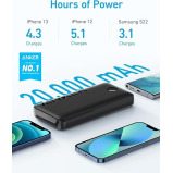 Anker, Power bank Power Core 20K II, 2-Port, 15W, 20000mAh, With cable, Black - 3 miniature