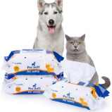 Pet Soft / Pet wipes, Apple scent, 20x15 cm, 100 pcs - 2 miniature