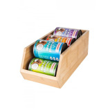 منظم صغير قابل للتكديس من الخيزران للتخزين الضيق - 1 miniature