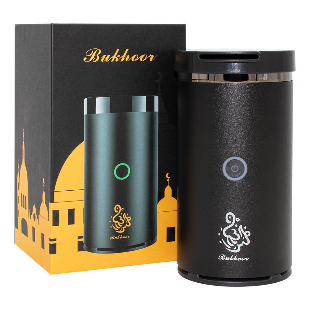 Bukhoor / Rechargeable incense burner, Black, USB Type-C powered - 2
